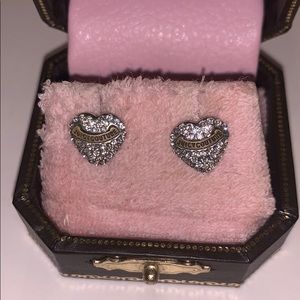 Juicy Couture heart shape Stud earrings